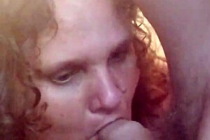 Stacy makes a blowjob and gets cum in her pussy for fun
