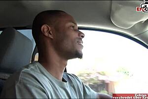 Blonde milf with natural tits picked up for BBC sex