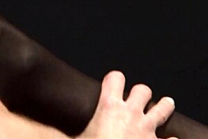 Fingered the shaved pussy of a dirty secretary milf