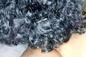 Licking Juicy Hairy Pussy of Hot Desi Indian Bhabhi Close-Up