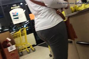 Two Moms Shopping Together Candidly