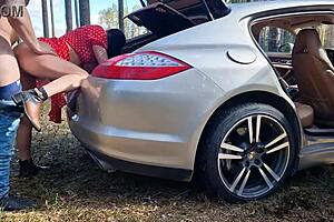 Housewife Caught Banging in Forest with Stranger!