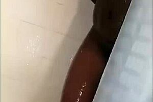 perfect milf in shower scene