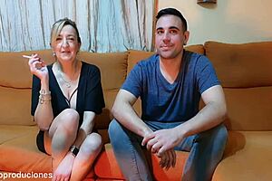 Stranger fucks wife in front of husband