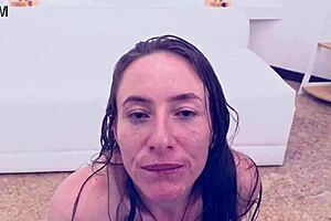 Hot MILF Danna Rose enjoys double penetration anal sex