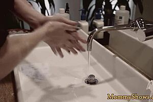 Cute girl is having fun with stepmom using strapon, amazing experience