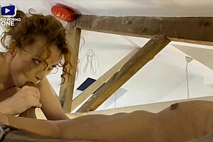 A Young Redhead Gets Her Ass Opened By Neighbor.