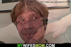 An old man is having sex with his young lawife, what a pervert