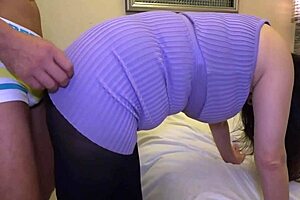 Japanese pregnant busty milf with balloon boobs in sexy treasure video 😍