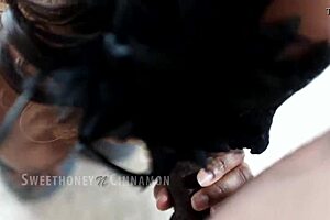 The man received a sensual blowjob with a facial