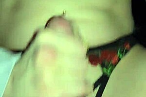 Hell Yeah! Milf Rides Huge Dildo in Crotchless Panties!