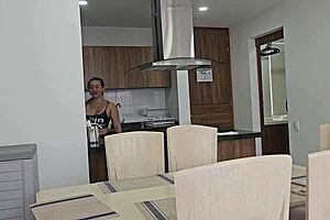 Horny Blonde Sucks Me Off Over Husband's Rent Debt.