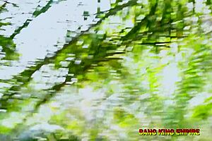 African woman finds satisfaction in outdoor encounter