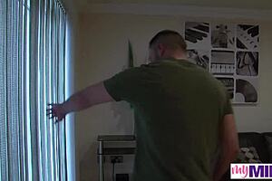 Sexy girl next door gets surprised with drafts