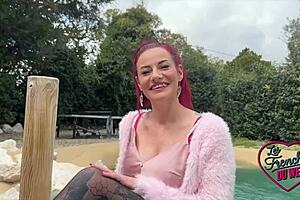 Sally Bombe Atomique Suffers Two Beautiful Cocks