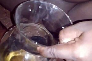 salty rain falls on a milf's shaved pussy