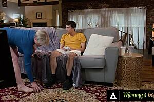 Stepmommy’s intimate care satisfies hormonal boy - Part 1 & 2