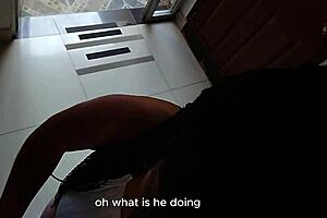 my step-aunt escapes her husband to fuck me and get all my milk