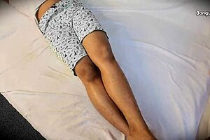 Stepsister waited for stepbrother, got intimate surprise