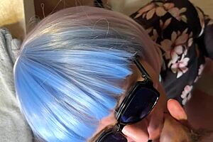 Watch this housewife milf's super closeup blowjob and fuck until cum?