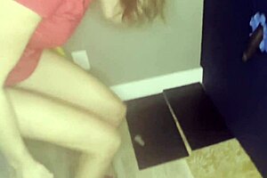 Brandi craves BBC, gets impregnated through glory hole