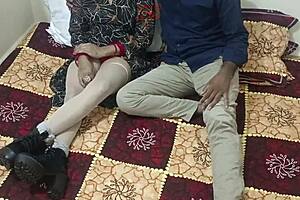 An Indian guy licks his girlfriend’s pussy and fucks her hard in this steamy Hindi video