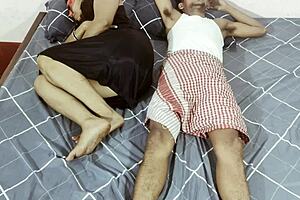 Accidental anal with a hot stepmom while sharing a bed