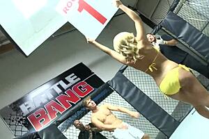 Blonde MILF gets fucked while wearing a cock ring