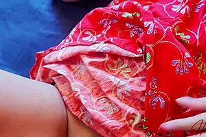 The hottest auntie is getting close and personal in a steamy scene