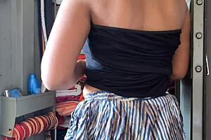 Desi Maid Gets Her Tight Ass Pounded While Cleaning Cupboard! Unbelievable!