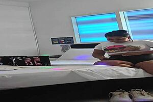 Latina beauty cheats on her husband with step-nephew