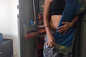 Desi Maid Gets Her Tight Ass Pounded While Cleaning Cupboard! Unbelievable!