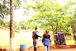 Two Tourists Cross Paths In Park For Unexplored Adventures