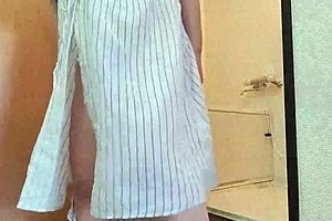 A married Asian bride with huge tits masturbates