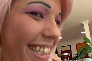 Watch this tattooed MILF ride a cock in cowgirl at home!