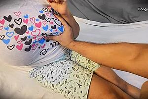 Stepsister waited for stepbrother, got intimate surprise