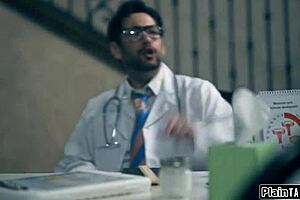 why is this busty milf fisted by doctor?