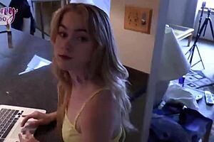 Stepdad Seth Brogan banged cheating stepdaughter Sage Fox hard