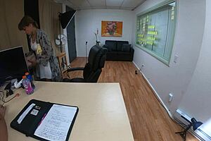 Nataly Dewalt Sucks Cock During Skinny Milf Casting Session