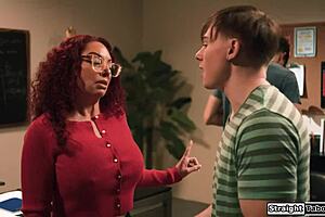 Hey, wanna meet my big tits milf teacher?