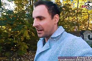 Echtes Deutsches Blind Date mit Dünner Blonder Milf Schlampe