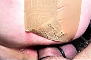 Hairy anal sex and anal creampie: a great combo!