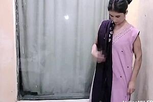 real rough indian sex with cute 18yo college teen doggystyle! 😍