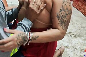 Young Guy Leaves Work for Curvy MILF Encounter