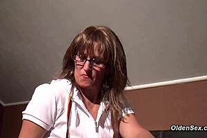 German housewife says, 'watch me masturbate in pantyhose alone?'