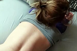 Submissive wife, satisfying desires of her husband
