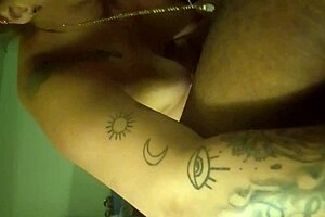 Kelsey craves sucking Jay's big black cock at breakfast