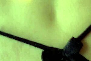 Petite Latina model in lingerie takes huge, hard cock