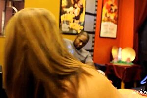 Blondes are getting a portion of hot sperm from BBC