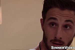 tattooed small hands massaged big boobs in a session with hot alexis fawx